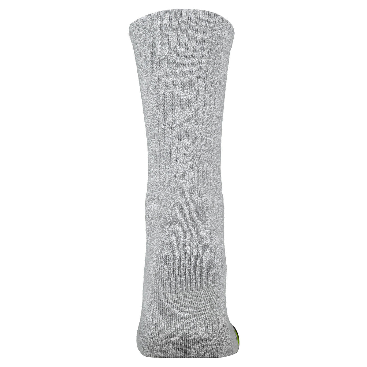 Crossfly men&#39;s Original Crew Socks in grey from the Everyday series, featuring Flat Toe Seams and 360 Hold.